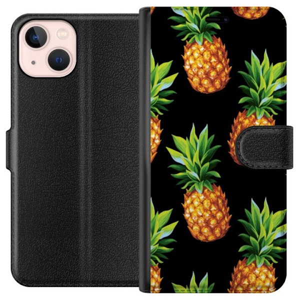 Apple iPhone 13 mini Lompakkokotelo Ananas