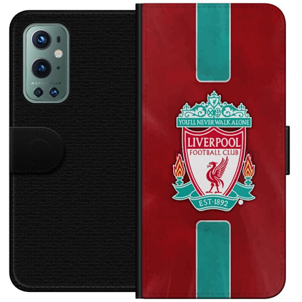 OnePlus 9 Pro Lompakkokotelo Liverpool FC - Klassinen jalkapal