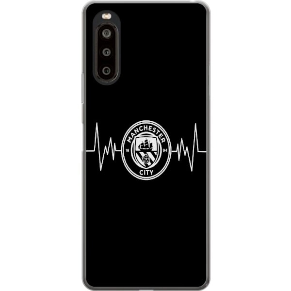 Sony Xperia 10 II Läpinäkyvä kuori Manchester City F.C.