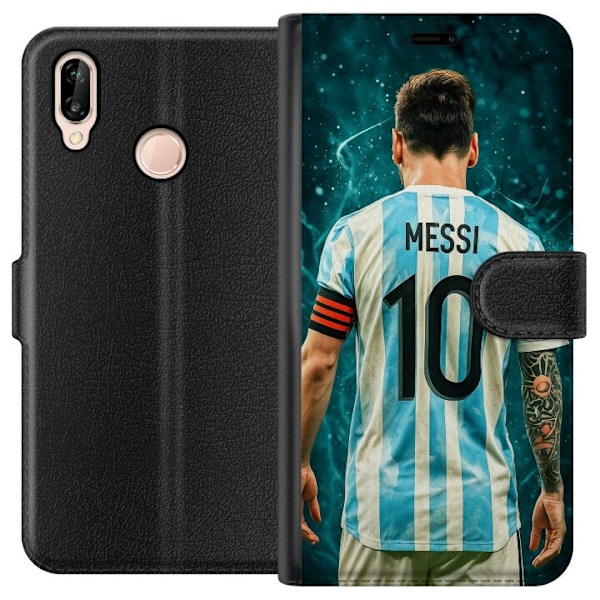 Huawei P20 lite Tegnebogsetui Messi