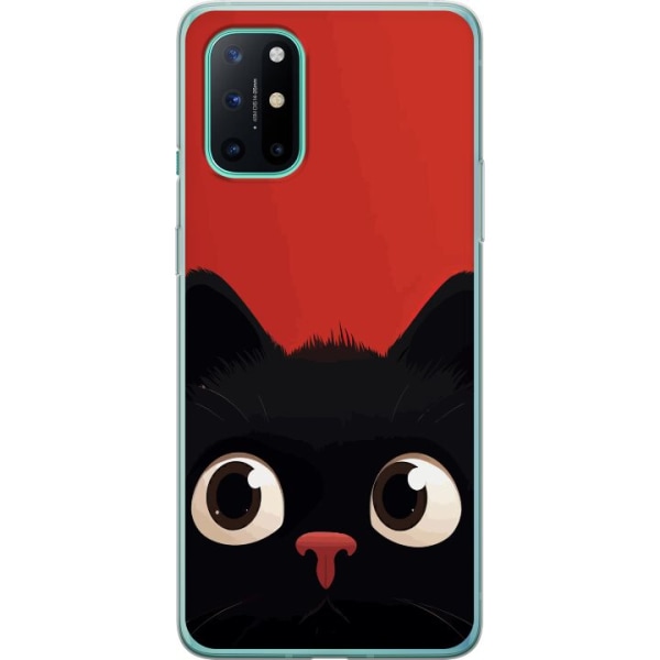 OnePlus 8T Läpinäkyvä kuori Leikkisä Kissa