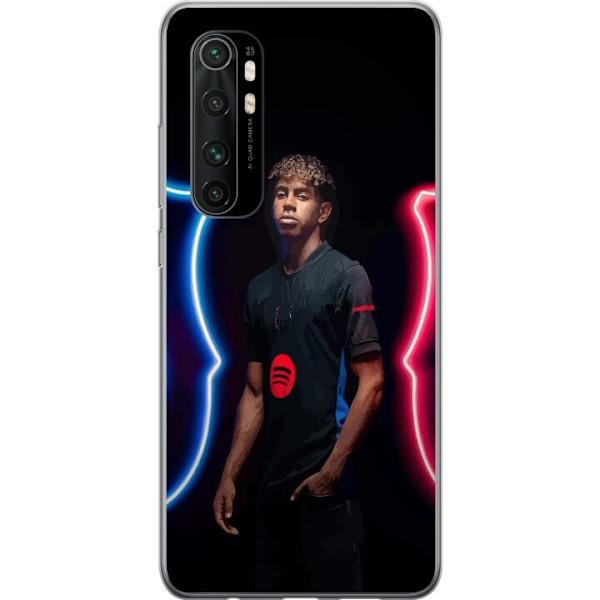 Xiaomi Mi Note 10 Lite Läpinäkyvä kuori Yamal Jalkapallo FC Barcelona Nuori Lahjakkuus Pelaaja Jalkapallotähti Espanja La Liga Suosittu Motiivi