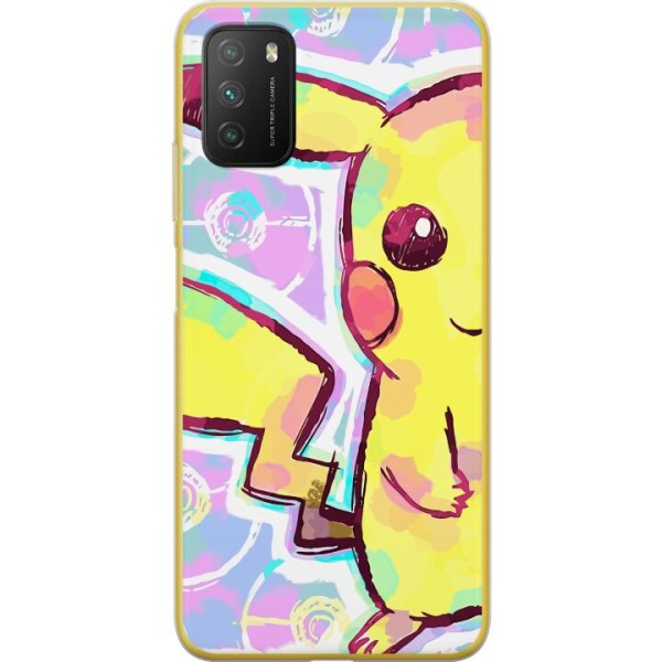 Xiaomi Poco M3  Gennemsigtig cover Pikachu 3D