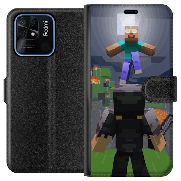 Xiaomi Redmi 10C Lommeboketui Minecraft