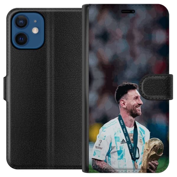 Kompatibelt Plånboksfodral till Apple iPhone 12 mini Messi