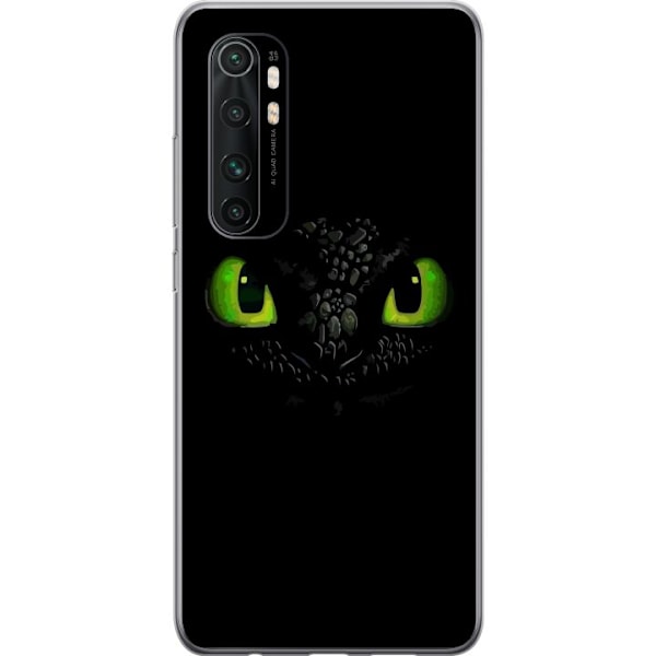 Xiaomi Mi Note 10 Lite Genomskinligt Skal Draktränaren How to Train Your Dragon