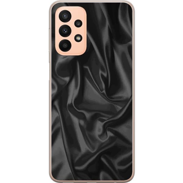 Kompatibelt Mobildeksel til Samsung Galaxy A23 Silke Svart