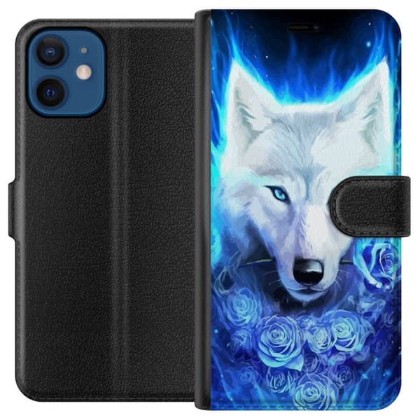 Kompatibelt Plånboksfodral till Apple iPhone 12 Varg