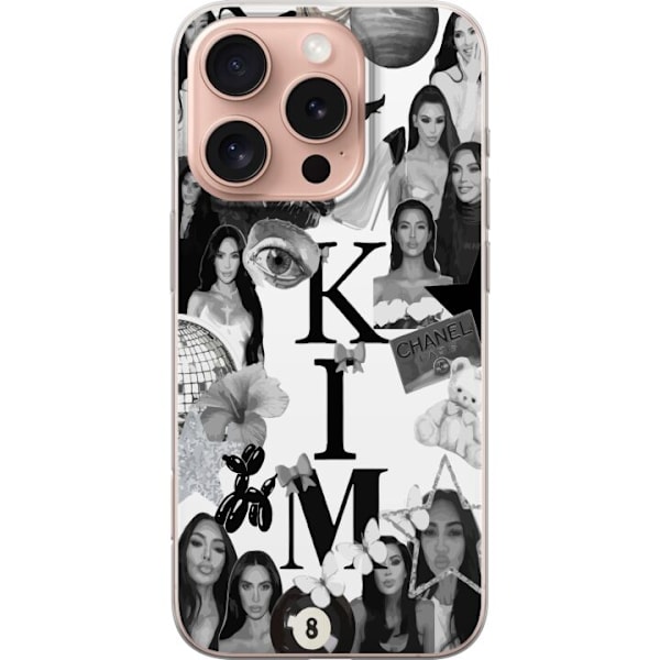 Apple iPhone 16 Pro Läpinäkyvä kuori Kim Kardashian – Aesthetic Look 2025