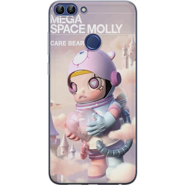 Huawei P smart Läpinäkyvä kuori Mega Space Molly Care Bears Series - Share Bear Edition