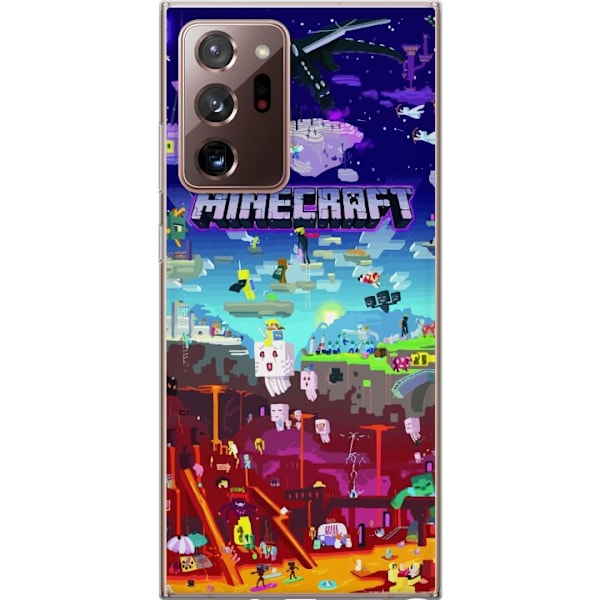 Samsung Galaxy Note20 Ultra Genomskinligt Skal Minecraft