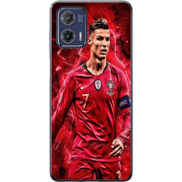Motorola Moto G73 Läpinäkyvä kuori Ronaldon Taidot - CR7 Su