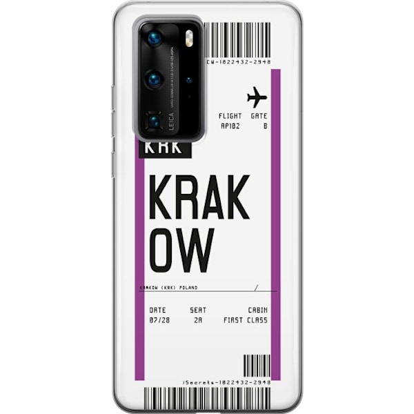 Huawei P40 Pro Genomskinligt Skal Krakow