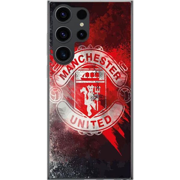 Samsung Galaxy S24 Ultra Genomskinligt Skal Manchester United