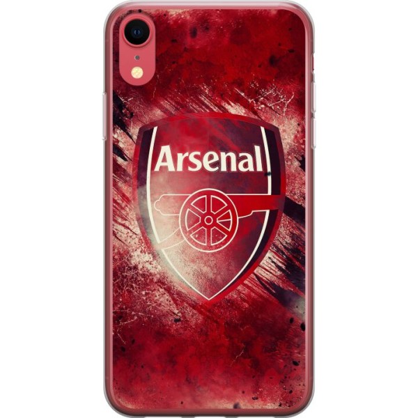 Apple iPhone XR Gennemsigtig cover Arsenal Fodbold