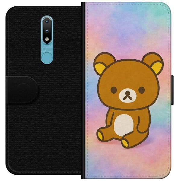 Nokia 2.4 Plånboksfodral Kawaii Sanrio Rilakkuma