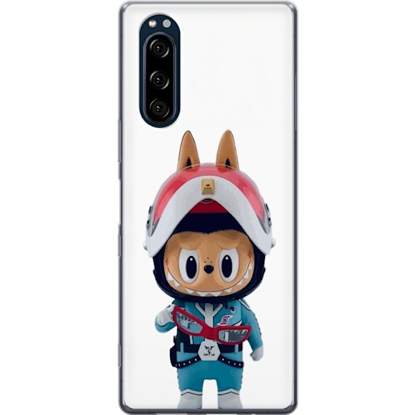 Sony Xperia 5 Läpinäkyvä kuori How2work Labubu hirviöt x Ultraman Blue -hahmo