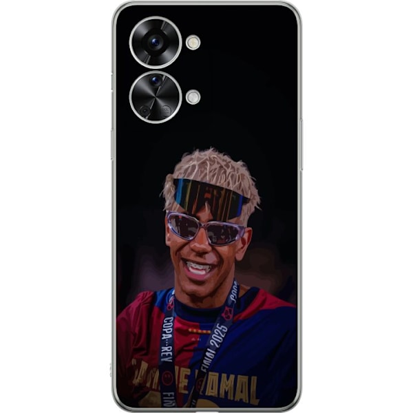 OnePlus Nord 2T Gennemsigtig cover Lamine Yamal mobiltaske i elegant sportsdesign