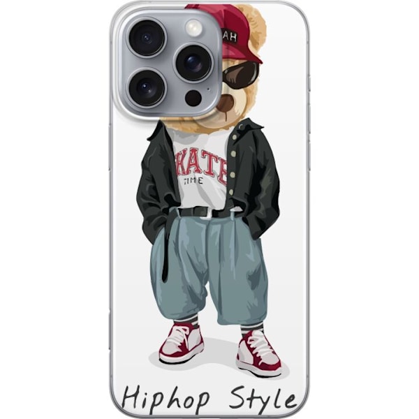 Apple iPhone 16 Pro Max Genomskinligt Skal Fashion Bear