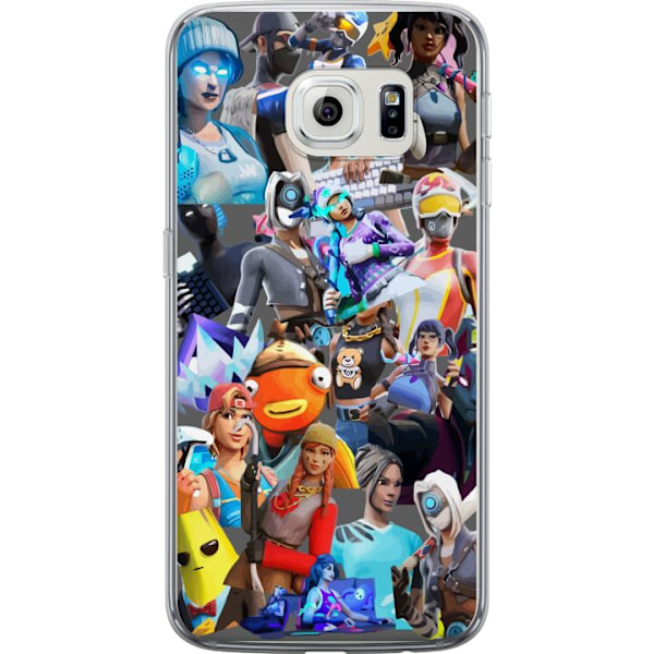 Samsung Galaxy S6 edge Gennemsigtig cover Fortnite