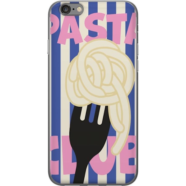 Apple iPhone 6 Läpinäkyvä kuori Pasta Twirl