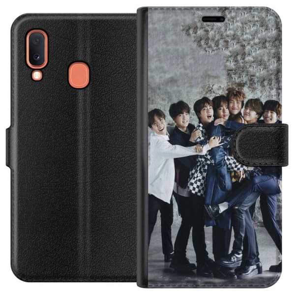 Yhteensopiva Lompakkokotelo Samsung Galaxy A20e K-POP BTS