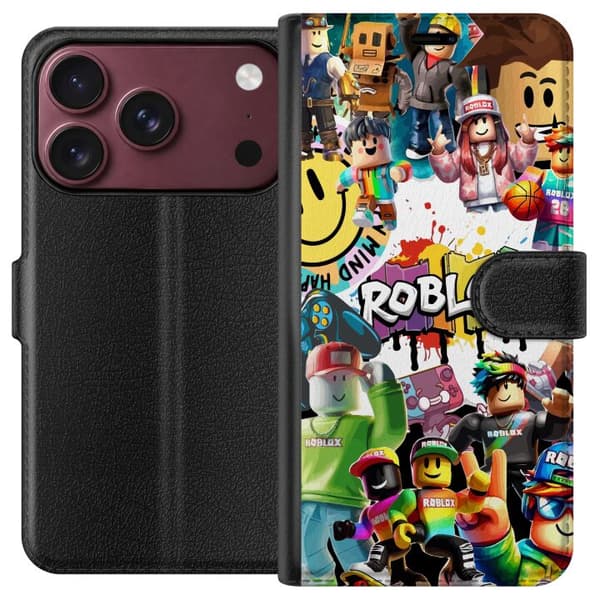Kompatibelt Plånboksfodral till Apple iPhone 18 Pro Roblox