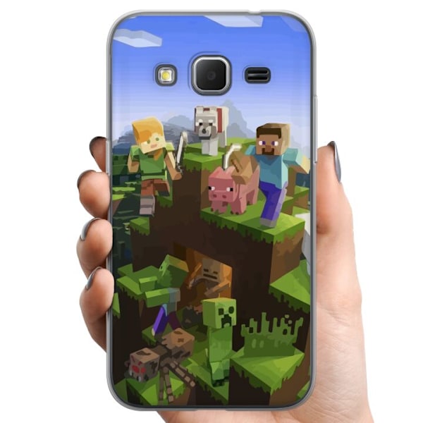 Samsung Galaxy Core Prime TPU Mobilskal MineCraft
