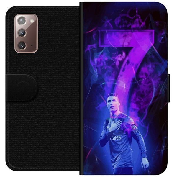 Samsung Galaxy Note20 Lommeboketui Ronaldo 7 - Fotballlegenden