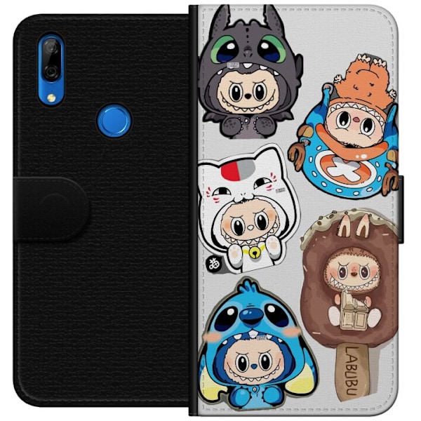 Huawei P Smart Z Plånboksfodral Labubu figursamling – Pop M