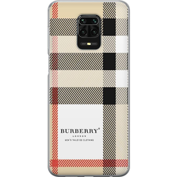 Xiaomi Redmi Note 9S Genomskinligt Skal Burberry