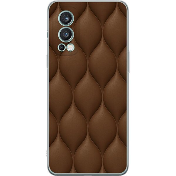 OnePlus Nord 2 5G Genomskinligt Skal Cocoa Scales