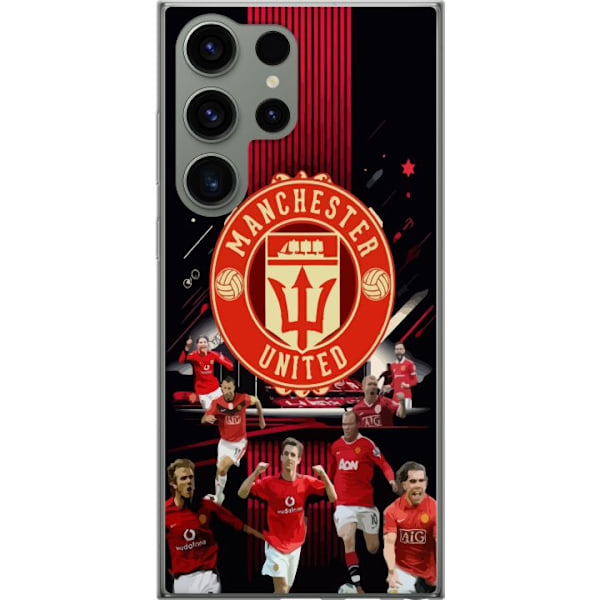 Samsung Galaxy S23 Ultra Gennemsigtig cover Manchester United