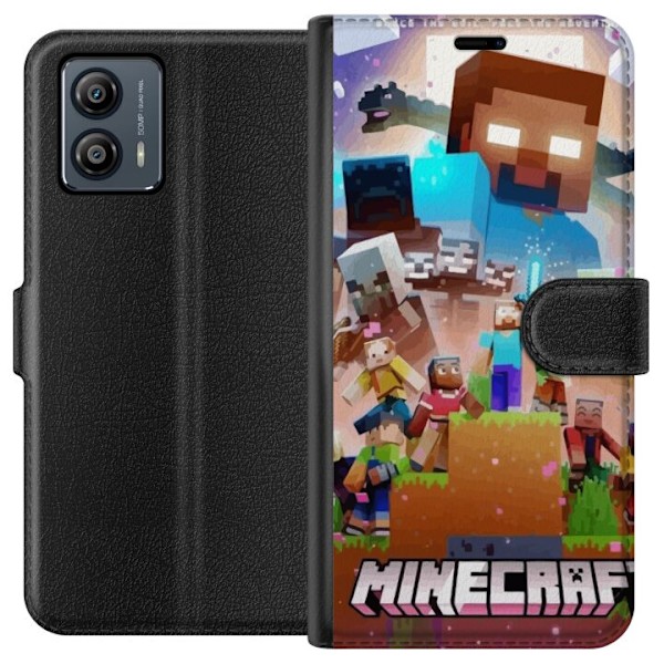 Motorola Moto G53 Plånboksfodral Minecraft