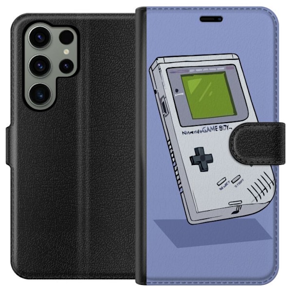 Samsung Galaxy S23 Ultra Lommeboketui Game Boy Lilla