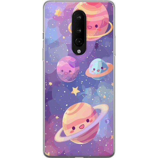 OnePlus 8 Läpinäkyvä kuori Avaruus Makea