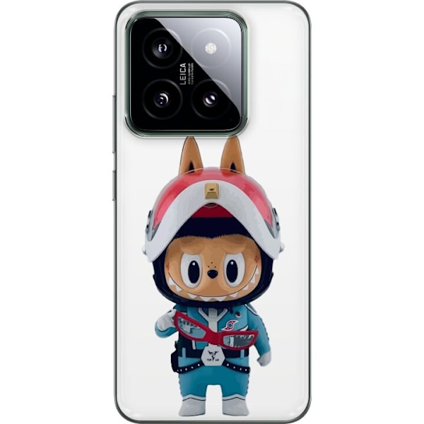 Xiaomi 14 Läpinäkyvä kuori How2work Labubu hirviöt x Ultra