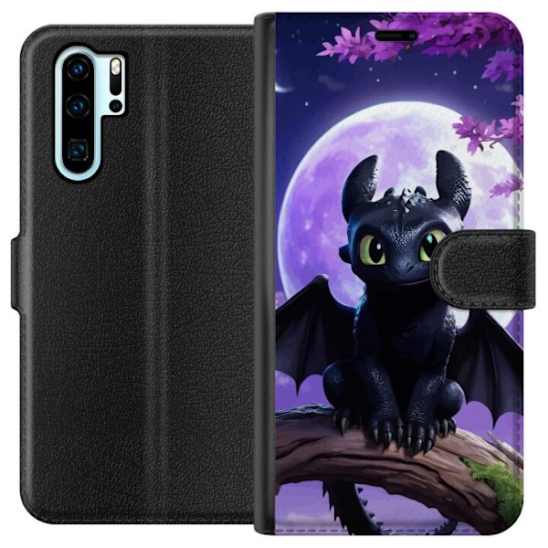 Huawei P30 Pro Tegnebogsetui Dragetræneren
