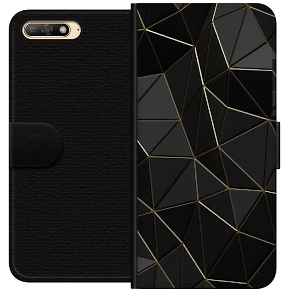 Huawei Y6 (2018) Tegnebogsetui Midnat