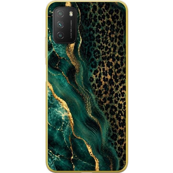 Kompatibelt Mobilskal till Xiaomi Poco M3  Emerald Wild grön