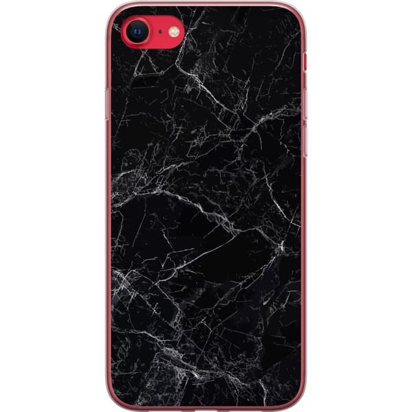 Kompatibel Mobilcover til Apple iPhone SE (2022) Marmor Sort
