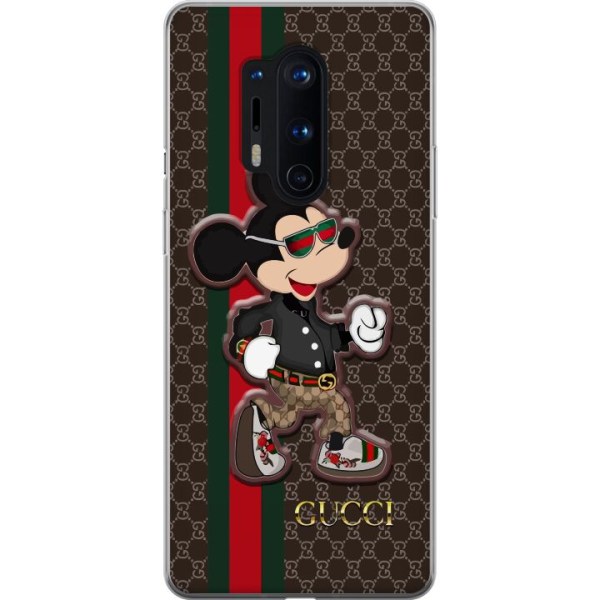 OnePlus 8 Pro Gennemsigtig cover Mickey Mouse