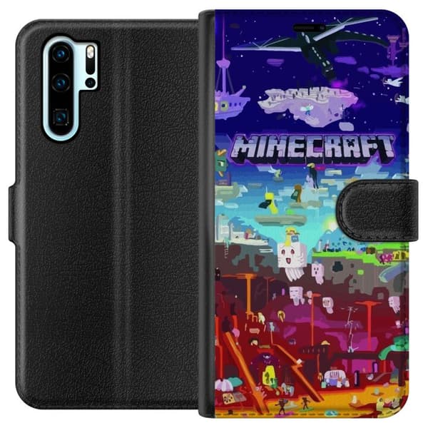 Kompatibelt Lommeboketui til Huawei P30 Pro Minecraft