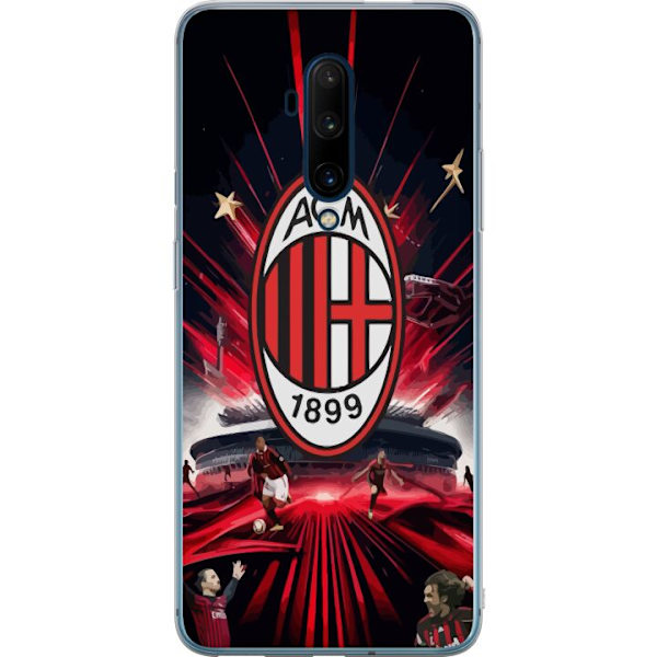 OnePlus 7T Pro Läpinäkyvä kuori AC Milan