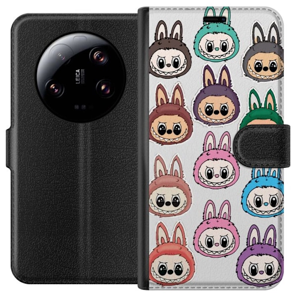 Xiaomi 13 Ultra Lompakkokotelo Labubu Macaron Monster - Söpö