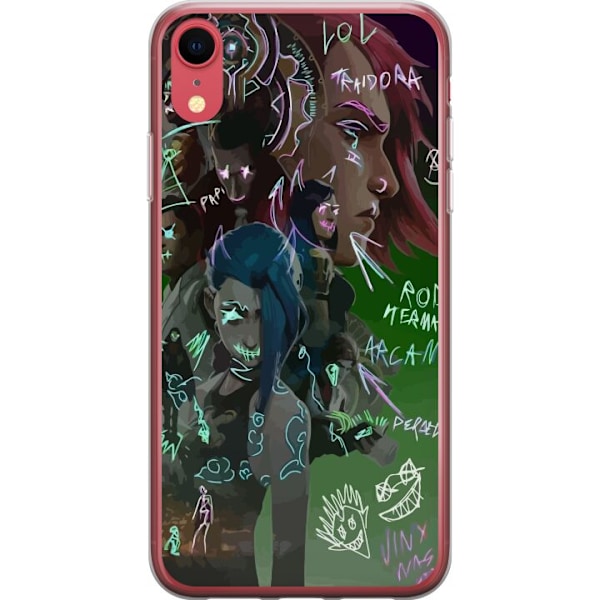Apple iPhone XR Genomskinligt Skal Arcane, League of Legends