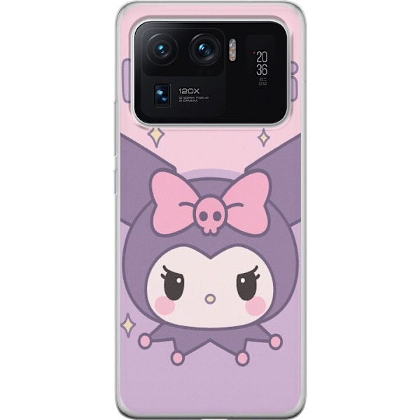 Xiaomi Mi 11 Ultra Gennemsigtig cover Midnat Blomst