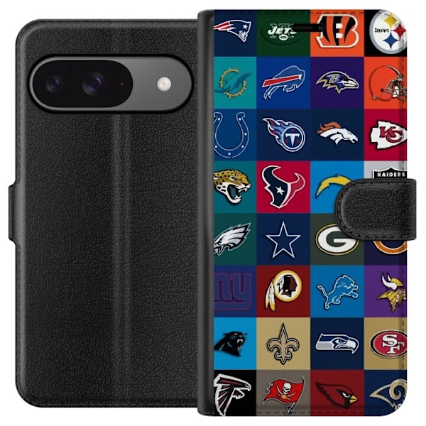 Google Pixel 9 Pro Tegnebogsetui NFL