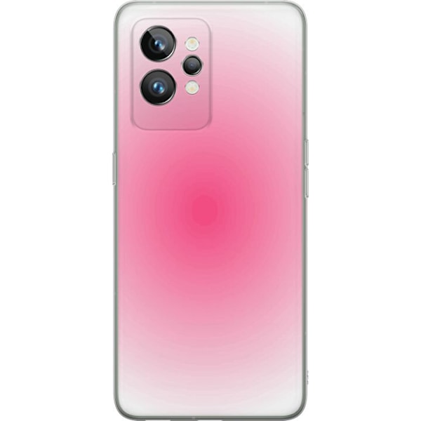 Realme GT2 Pro Läpinäkyvä kuori Pinkki Pilvi