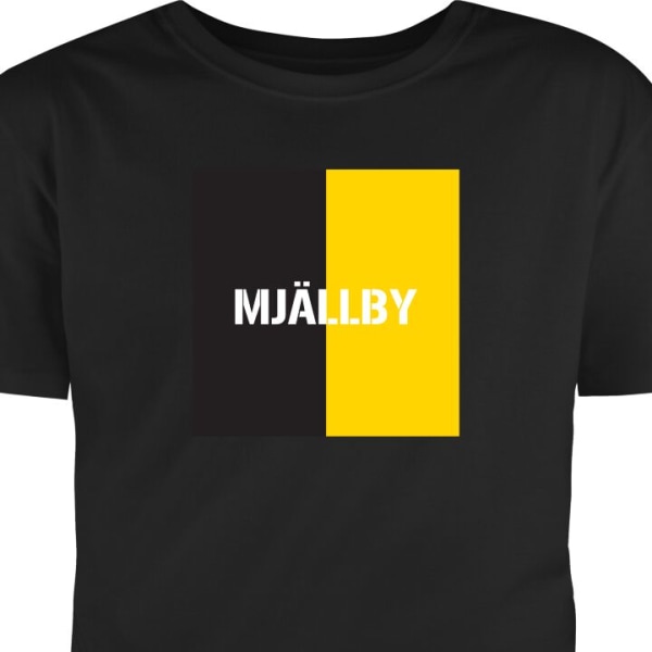 T-Shirt Mjällby sort XL